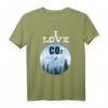 I Love CO2 Anti-Klimawandel Diesel Fahrer T-Shirt - Sarkastisches Protestoutfit gegen Fahrverbote & übertriebene Klimapolitik