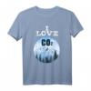 I Love CO2 Anti-Klimawandel Diesel Fahrer T-Shirt - Sarkastisches Protestoutfit gegen Fahrverbote & übertriebene Klimapolitik