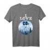 I Love CO2 Anti-Klimawandel Diesel Fahrer T-Shirt - Sarkastisches Protestoutfit gegen Fahrverbote & übertriebene Klimapolitik