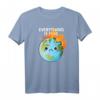 EVERYTHING IS FINE Klimawandel Meme T-Shirt – Sarkastisches Statement für Umweltschutz & Wissenschafts-Bewusstsein