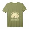 Rette die Natur Rette die Tierwelt Vintage Earth Day T-Shirt mit V-Ausschnitt – Nachhaltiges Geschenk für Umweltschützer & Earth Day Fans
