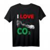 I Love Co2 Kohlendioxid - Anti Grüne Klimawandel Demo T-Shirt für Skeptiker, Diesel-Fahrer & Protestierende gegen den grünen Wahnsinn