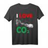 I Love Co2 Kohlendioxid - Anti Grüne Klimawandel Demo T-Shirt für Skeptiker, Diesel-Fahrer & Protestierende gegen den grünen Wahnsinn