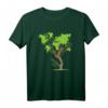 Welt-Karte Baum Klimaschutz T-Shirt - Für Umweltbewusste, Wanderer & Klimafreunde