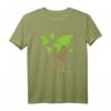Welt-Karte Baum Klimaschutz T-Shirt - Für Umweltbewusste, Wanderer & Klimafreunde