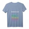 Damen Science is real! V-Ausschnitt T-Shirt für Umwelt- und Wissenschaftsaktivistinnen – Unterstütze Klimawandel, Impfung & Wissenschaft