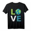 Love Earth T-Shirt – Klimaschutz, Umweltbewusstsein & Earth Day Geschenk für Natur- und Umweltliebhaber
