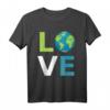 Love Earth T-Shirt – Klimaschutz, Umweltbewusstsein & Earth Day Geschenk für Natur- und Umweltliebhaber