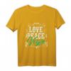Vegan T-Shirt für Liebe, Frieden & Klimaschutz – Ideal für Earth Day, Weihnachten & Geburtstage für Veganer, Vegetarier & Tierschützer