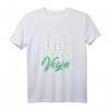 Vegan T-Shirt für Liebe, Frieden & Klimaschutz – Ideal für Earth Day, Weihnachten & Geburtstage für Veganer, Vegetarier & Tierschützer