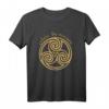 Keltischer Triskele Knoten - Celtic by Nature T-Shirt mit kunstvollem Muster für Fans keltischer Kunst und Naturverbundene