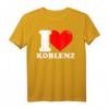 I love Koblenz - Lustiges Stadt T-Shirt für Koblenz-Fans & Souvenir-Liebhaber