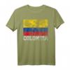 Kolumbien Flagge Familie Stolz Land T-Shirt für Damen und Herren – Perfekt für Feiern, Urlaub, Geschenke zu Vatertag, Weihnachten, Geburtstag und mehr