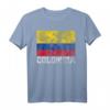 Kolumbien Flagge Familie Stolz Land T-Shirt für Damen und Herren – Perfekt für Feiern, Urlaub, Geschenke zu Vatertag, Weihnachten, Geburtstag und mehr