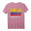 Kolumbien Flagge Familie Stolz Land T-Shirt für Damen und Herren – Perfekt für Feiern, Urlaub, Geschenke zu Vatertag, Weihnachten, Geburtstag und mehr