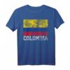 Kolumbien Flagge Familie Stolz Land T-Shirt für Damen und Herren – Perfekt für Feiern, Urlaub, Geschenke zu Vatertag, Weihnachten, Geburtstag und mehr