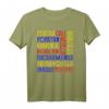 Kolumbien Städte Namen T-Shirt mit Flagge - Stolz auf Bogota, Medellin & mehr, Perfektes Geschenk zu Weihnachten & Geburtstag