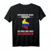 Ich brauche keine Therapie ich muss nur nach Kolumbien T-Shirt - Lustiges Geschenk für Kolumbien-Fans & Urlauber mit Flagge & Nationalwappen