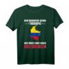 Ich brauche keine Therapie ich muss nur nach Kolumbien T-Shirt - Lustiges Geschenk für Kolumbien-Fans & Urlauber mit Flagge & Nationalwappen