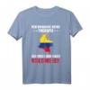 Ich brauche keine Therapie ich muss nur nach Kolumbien T-Shirt - Lustiges Geschenk für Kolumbien-Fans & Urlauber mit Flagge & Nationalwappen