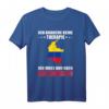 Ich brauche keine Therapie ich muss nur nach Kolumbien T-Shirt - Lustiges Geschenk für Kolumbien-Fans & Urlauber mit Flagge & Nationalwappen