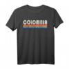 Vintage 70er Jahre Stil Colombia T-Shirt - Trendige Retro Kleidung & Souvenir für Reisende und Kolumbien-Liebhaber
