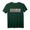 Vintage 70er Jahre Stil Colombia T-Shirt - Trendige Retro Kleidung & Souvenir für Reisende und Kolumbien-Liebhaber