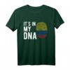 Meine DNA Kolumbien Flagge Shirt – Exklusives Design für Fans mit kolumbianischer Herkunft, perfekt als Geschenk zu Geburtstag oder Weihnachten