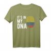 Meine DNA Kolumbien Flagge Shirt – Exklusives Design für Fans mit kolumbianischer Herkunft, perfekt als Geschenk zu Geburtstag oder Weihnachten