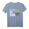 Meine DNA Kolumbien Flagge Shirt – Exklusives Design für Fans mit kolumbianischer Herkunft, perfekt als Geschenk zu Geburtstag oder Weihnachten