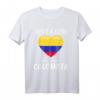 Just A Girl Who Loves Colombia T-Shirt – Lustiges Reise- & Fußball-Outfit für Damen, Mädchen & Kinder als Geschenk für Kolumbien-Fans und Reiseliebhaber