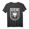 Albanian Kosovo Army UCK UQK Patriot T-Shirt – Unterstützung für Kosovo und Albanien, ideal als Geschenk