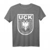 Albanian Kosovo Army UCK UQK Patriot T-Shirt – Unterstützung für Kosovo und Albanien, ideal als Geschenk