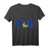 Peja 03 HapKoala Flagge - Albanisches T-Shirt mit Landkarte & Wappen für stolze Albaner & Kosovaren zum HapKoala