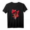 Albanische Girl Nuse T-Shirt mit Flagge - Traditionelle albanische Kleidung für Kosovo und Albanien, klassisch geschnitten