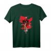 Albanische Girl Nuse T-Shirt mit Flagge - Traditionelle albanische Kleidung für Kosovo und Albanien, klassisch geschnitten