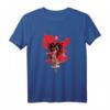 Albanische Girl Nuse T-Shirt mit Flagge - Traditionelle albanische Kleidung für Kosovo und Albanien, klassisch geschnitten
