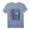 KOSOVO FLAGGE T-Shirt für Damen, Herren & Kinder – Vintage Used Look, klassisch geschnitten, perfekt für Nationalstolz