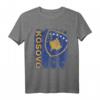 KOSOVO FLAGGE T-Shirt für Damen, Herren & Kinder – Vintage Used Look, klassisch geschnitten, perfekt für Nationalstolz