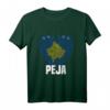 Peja HapKoala Karte & T-Shirt für Albaner mit Flagge, Landkarte & Stolz – Perfektes Geschenk zum Vatertag, Muttertag und Geburtstag