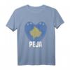 Peja HapKoala Karte & T-Shirt für Albaner mit Flagge, Landkarte & Stolz – Perfektes Geschenk zum Vatertag, Muttertag und Geburtstag