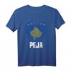 Peja HapKoala Karte & T-Shirt für Albaner mit Flagge, Landkarte & Stolz – Perfektes Geschenk zum Vatertag, Muttertag und Geburtstag