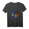 Kosovo Fingerabdruck T-Shirt für stolze Deutsch-Kosovaren mit Flagge und DNA-Motiv – Ausdruck von Heimatliebe und kulturellem Stolz