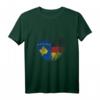 Kosovo Fingerabdruck T-Shirt für stolze Deutsch-Kosovaren mit Flagge und DNA-Motiv – Ausdruck von Heimatliebe und kulturellem Stolz