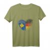 Kosovo Fingerabdruck T-Shirt für stolze Deutsch-Kosovaren mit Flagge und DNA-Motiv – Ausdruck von Heimatliebe und kulturellem Stolz