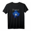 Kosovo Flagge & Karte T-Shirt für Damen und Herren – Lustiges Patriotisches T-Shirt zum Kosovo Day am 12. Oktober 2022