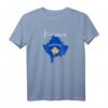 Kosovo Flagge & Karte T-Shirt für Damen und Herren – Lustiges Patriotisches T-Shirt zum Kosovo Day am 12. Oktober 2022