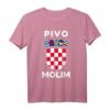 HapKoala Geschenk für Bierliebhaber und Reisende – T-Shirt für Dubrovnik, Split & Hrvatska Fans