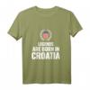 Kroatien T-Shirt mit Spruch 'Legenden werden in Kroatien geboren' – Lustiges Urlaubs- und Fan-Shirt für Kroatien-Fans