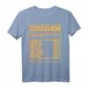 Kroatien Mutter T-Shirt mit Nährwertangaben - Stolz auf Kroatien, Kulinarik & Kultur, Perfekt für Muttertag und Kroatien-Fans